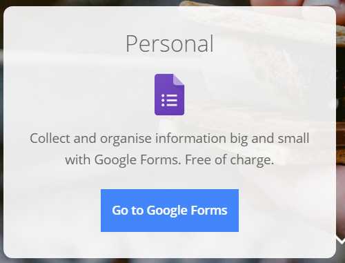 how to create google form